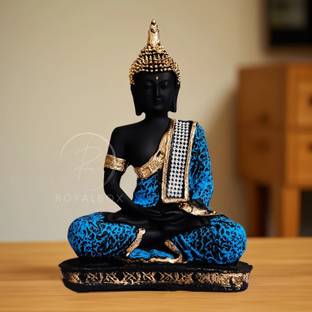 Royalbox Meditating Buddha Statue For Home Decor Idol/Showpiece Decorative Showpiece  -  17 cm