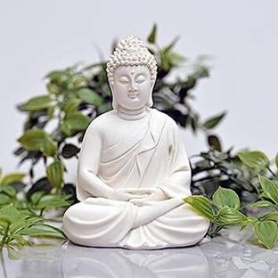 BNB TRADERS Lord Gautam Buddha| Statue of Meditating Buddha Decorative Showpiece Decorative Showpiece  -  10 cm