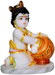 sanskaari God Idol,Baby Krishna Idol Standard Multicolour Decorative Showpiece  -  15 cm