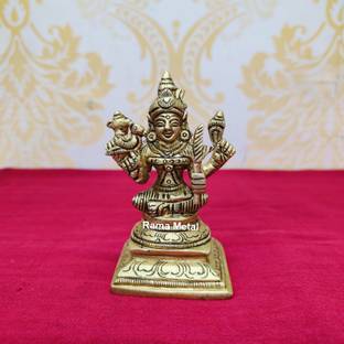 RAMA METAL BRASS KAMATCHI IDOL Decorative Showpiece  -  8 cm