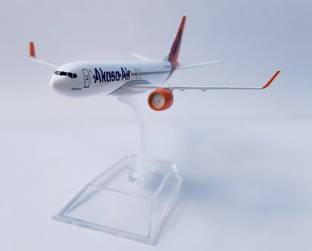 FAVHOME White AKASA AIR Boeing 737 16 cm Aero plane Diecast Artifact Model