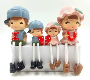Elegant Lifestyle Love Family Gift Set, Hanging Legs Decor| Family Gift, him/her or Anniversary Decorative Showpiece  -  8 cm