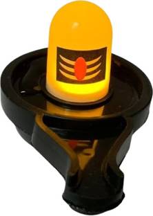 CRATIX Water Sensor Led Shivling Shiva Lingam Idol Murti for Daily Pooja & Festival Decorative Showpiece  -  7 cm