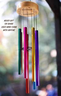 Divine Creations Feng Shui Wind Chime with 7 Pipes Perfect for Indoor & Outdoor use Decorative Showpiece  -  60 cm