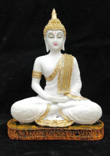 SHREE RAM IMPEX Lord Gautam Buddha Statue Big Size Idols Buddha Statue Decorative Showpiece  -  7 cm