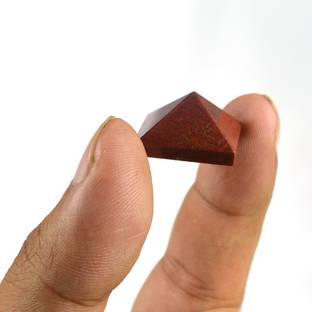 REIKI CRYSTAL PRODUCTS Red Jasper Pyramid Natural Crystal Pyramid 10-15 mm Reiki Healing Stone Pyramid For Vastu Correction And Increase Energy Decorative Showpiece  -  1.5 cm