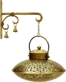 kaevion Home Décor Cone Incense Burner Charcoal Resin Hanging Incense Holder Decorative Showpiece  -  12 cm