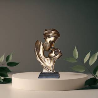 BECKON VENTURE "Everlasting Bond: Resin Mother & Son Statue Celebrating Love"Home Decor gift Decorative Showpiece  -  28 cm