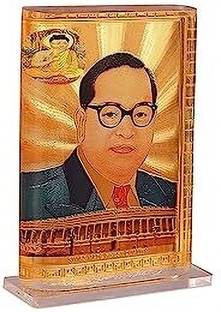 Ride2joy Babasaheb Ambedkar photo frame Murti / Idol for Car Dashboard & Office Gift Decorative Showpiece  -  8 cm