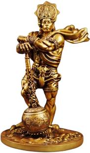 krishnagallery1 Bahubali Hanuman Murti Ji Statue Murti Marble Decorative Showpiece  -  20 cm
