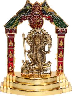 Chhariya Crafts Kali Maa Murti Durga Devi Maa Idol For Home And Office Decorative Showpiece  -  10 cm