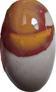 Harishankar Shivling Art Narmada River Stone Shivling / Lingam for Home Pooja/ Banalingam Decorative Showpiece  -  5 cm