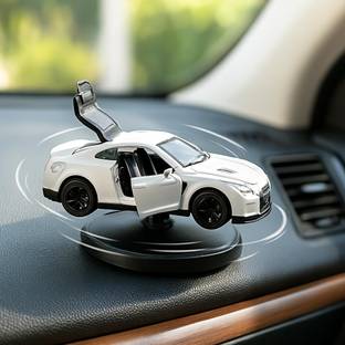 YOURKARTS.COM YOURKARTS.COM Spinning car for dashboard Car spins when you drive Decorative Showpiece  -  6 cm