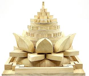 Plus Value Meru Shriparni Shri Yantra - Success Progress Prosperity GoodLuck - 6inch Decorative Showpiece  -  15 cm