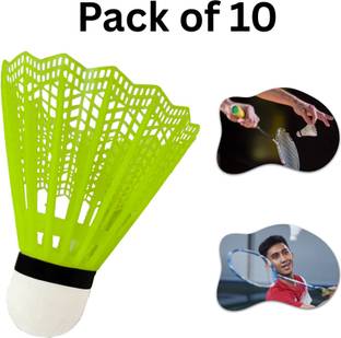 NV COLLECTION Professional-grade Nylon Practice Shuttle for players Plastic Shuttle  - Multicolor