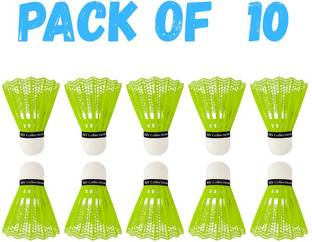 NV COLLECTION Training shuttle for badminton – works indoors and outdoors Plastic Shuttle  - Multicolor