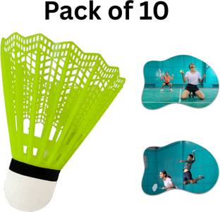 CTC CREATION Precision-built Nylon Shuttle for badminton training Plastic Shuttle  - Multicolor