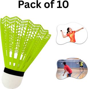 CTC CREATION Tough and lightweight Nylon Shuttle for practice matches Plastic Shuttle  - Multicolor