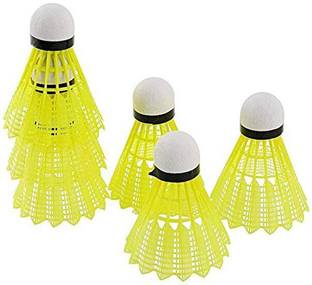 PROSPO Badminton Shuttlecocks Feather Shuttle  - Yellow
