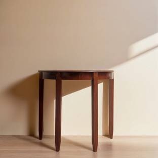 TRUE FURNITURE Sheesham Wood Bedside Stool Night Stand Table for Living Room (Walnut Finish) Solid Wood Bedside Table