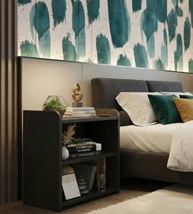 Home Makeover Group Engineered Wood Bedside Table