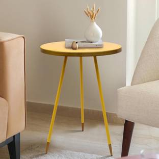 THE ORGANISER Metal End Table Perfect for Living Room & Office Décor, Small Side Tables Accent Metal Side Table