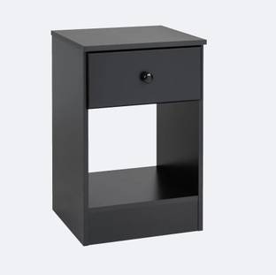 UNITEK FURNITURE 1 Drawer And 1 Self Storage, Side Table, Night Stand Engineered Wood Side Table