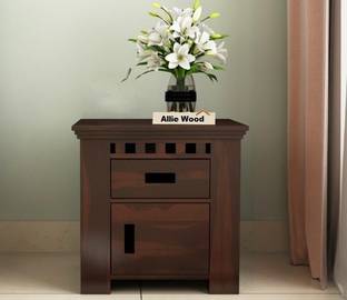 Cherry Wood Rosewood (Sheesham) Solid Wood Bedside Table