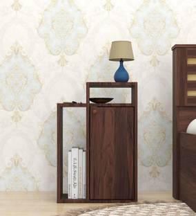 Mintwud From Pepperfry Akari Wooden Bedside Table/Wooden Side Table For Bed Room Engineered Wood Bedside Table
