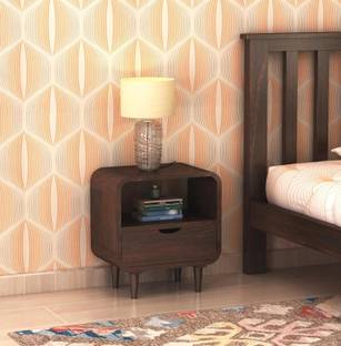 SAVITRIDECOR Solid Sheesham Wood Bedside Table | End table Wooden Solid Wood Bedside Table