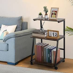 Indian Decor 48514 Printer Stand Cart with Storage 3-Tier, Rustic Rolling Machine Metal Side Table