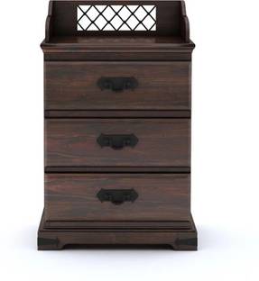 GOYALINTERIOR Sheesham Wood Bedside Table For Bedroom/Wooden End/Nightstand Lamp Table Solid Wood Bedside Table