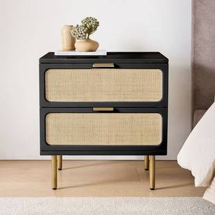 THE ATTIC Solid Wood Bedside Table