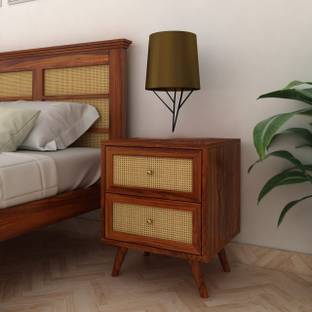 SB Handicrat Solid Sheesham Wood Bed Side Table For Bed Room Solid Wood End Table Solid Wood Bedside Table
