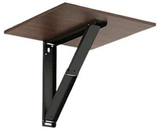 FORTUNE BLU Wooden Wall Mounted Folding Coffee/Tea Table Drop Leaf Folding Bed Side Table Solid Wood Study Table