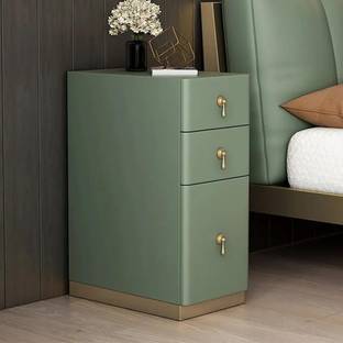 NG Decor Bedroom Living Room End Side Table With Storage Drawer Cabinet Night Stand Engineered Wood Bedside Table