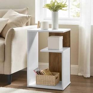RV Group Wooden Side Table-Night Stand& End Table Organiser-Space Saver Storage Organizer Solid Wood Side Table