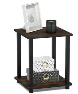 pndggroup Wooden Square Side Table / Coffee Table / Bed Side Table Engineered Wood Side Table
