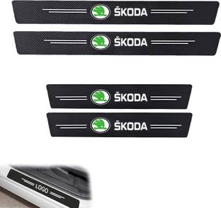 ARKZO Car Door Guard PPF Film Carbon Fiber Wrap Sill Edge Protector Scratch Stickers Door Sill Plate