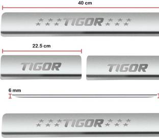 INDMOTIVE TIGOR CAR FOOT STEP /SILL PLATE /SCUFF PLATE /FOOT PATTI / TIGOR DOOR SILL GUARD Door Sill Plate