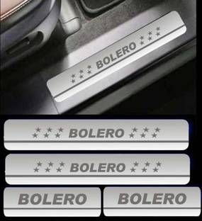 INDMOTIVE DOOR SILL GAURD FOR BOLERO
 /FOOTPATI/FOOTSTEP/PROTECTOR (SET OF 4 ) Door Sill Plate