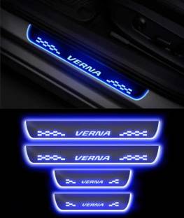 RohanEshop Hyundai Verna car door foot step led sill scuff plate Door Sill Plate