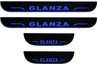 COLOURLINE Set of 4 Car Accessories door sill plates with blue light for Glenza Door Sill Plate