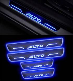 RohanEshop Maruti Suzuki Alto Car Door Foot Step Led Sill Plate Door Sill Plate