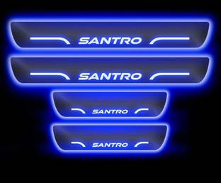 RohanEshop Hyundai Santro car door foot step Led Sill Plate Door Sill Plate