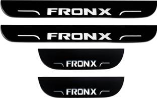 CARMART CCar door LED footstep Matrix moving light scuff sill plate guards for fronx Door Sill Plate