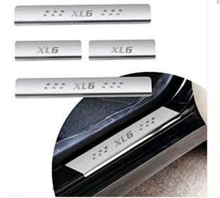 INDMOTIVE DOOR SILL GAURD FOR XL6
 /FOOTPATI/FOOTSTEP/PROTECTOR (SET OF 4 ) Door Sill Plate