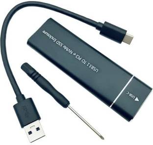 ULTRABYTES NVME SSD Enclosure, NVME to USB C Adapter 2.5 inch Portable SSD NVME Enclosure