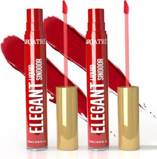 Orgatre Elegant Liquid Sindoor Red Combo – Long-Lasting, Smudge-Proof & Skin-Friendly Liquid Sindoor