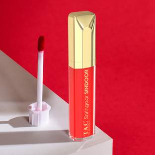 TAC - The Ayurveda Co. Herbal Red Liquid Sindoor - Smudgeproof & Waterproof Formula, Matte Finish Liquid Sindoor